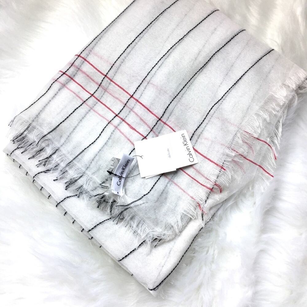 Calvin Klein Delicate White Scarf
